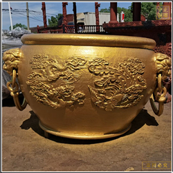 双龙故宫铜缸铸造